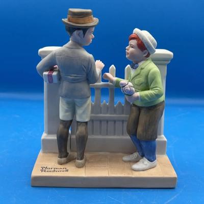 BN317 The Rivals By Norman Rockwell 