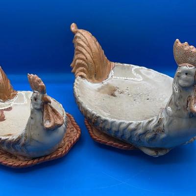 BN186 2 Piece Rooster Serving Set