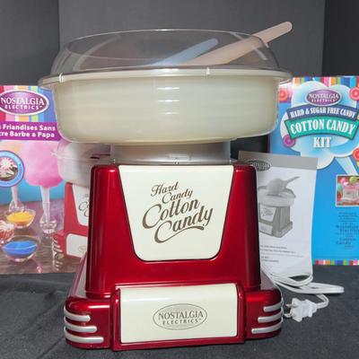 BN252 Nostalgia Electrics Hard &Sugar Free Cotton Candy Maker