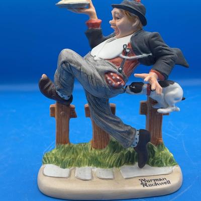 BN314 Caught the Act  By Norman Rockwell 