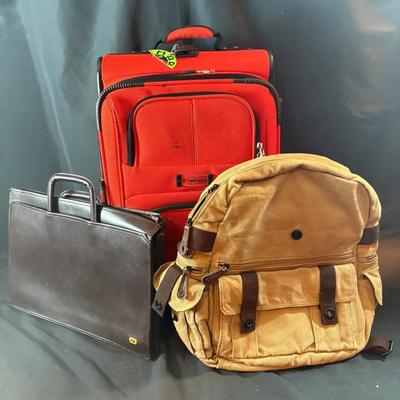 BN705 Delsey Luggage & Fossil Backpack