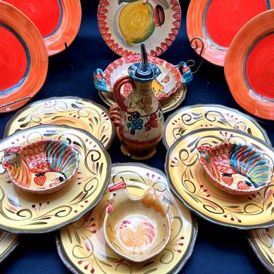 BN438 Variety Of Italy Style Stoneware & More