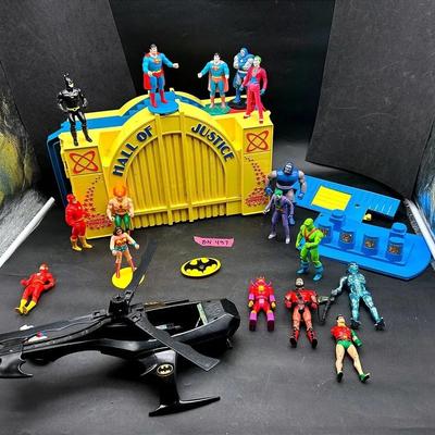 BN497 80’s Era SUPER POWERS HALL OF JUSTICE & More