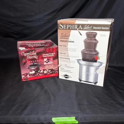 BN926 Sephra Select Chocolate Fountain And Chocolate Heaven Deluxe Kit 