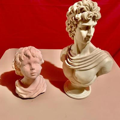 2 Busts
10in H & 18in H