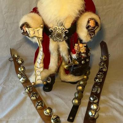 Karen Didion Santa & Assorted Sleigh Bells