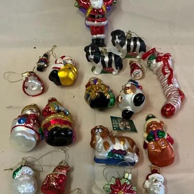 Hand Blown Polish Style Painted Ornaments 