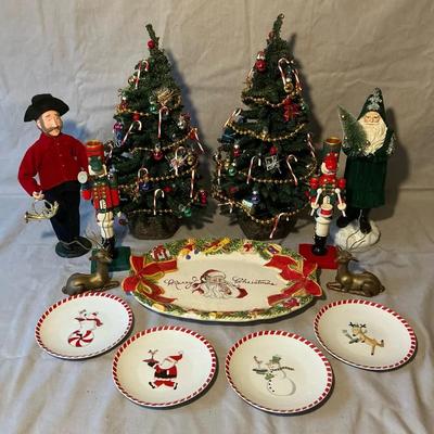 Byer's Choice Christmas Trees, Fitz & Floyd Cookie Tray, & More
