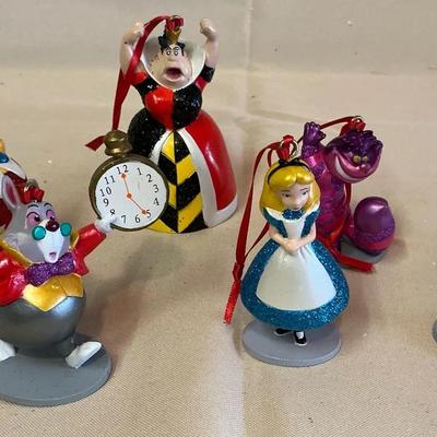 Disney Alice In Wonderland Ornaments 
