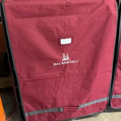 #2 Balsam Hill Zippered Rolling Ornament Storage 