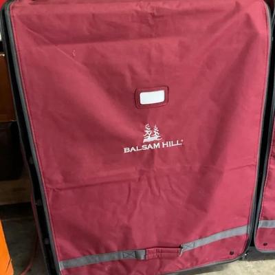 #1 Balsam Hill Rolling Zipable Ornament Storage With drawers And Dividers 