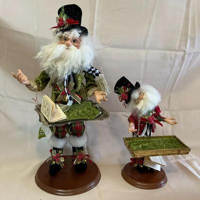 Mark Robert’s Elf With Platter & Smaller Serving Platter Elf 