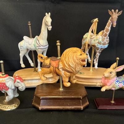 Carousel Animals (Tallest 9.5 Inches) (FR32)