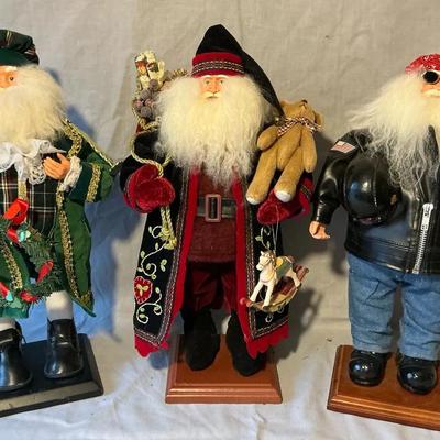 Irish, Traditional, & Biker Santas