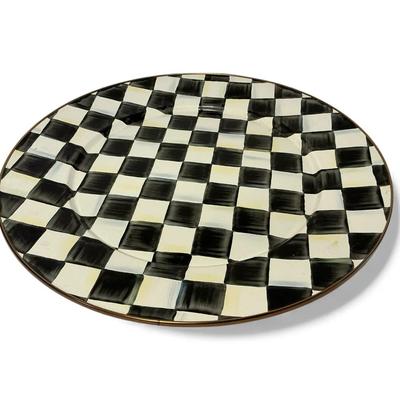 MacKenzie-Childs Courtly Check Serving Platter (16 Inch)