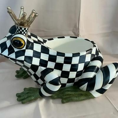 MacKenzie-Childs Fergal The Frog Prince Planter 
