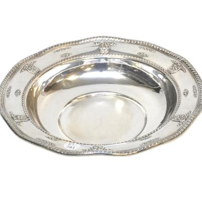 Sale Photo Thumbnail #11: WALLACE STERLING SILVER ROSE POINT BOWL