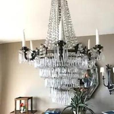 FRENCH LOUIS XVI EMPIRE STYLE CHANDELIER