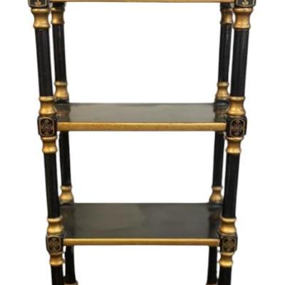 Sale Photo Thumbnail #32: CHINOISERIE STYLE PAGODA WALL SHELF