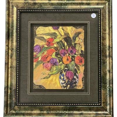 Sale Photo Thumbnail #12: JAE DOUGALL TULIPS II FRAMED PRINT