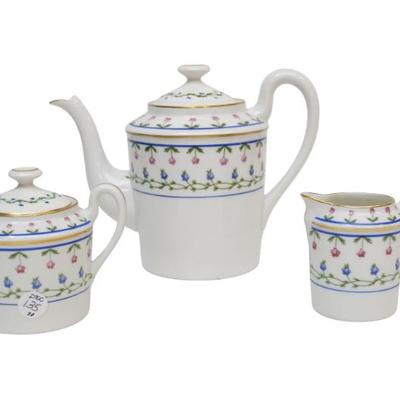 Sale Photo Thumbnail #109: 3 PC RAYNAUD LIMOGES CERALENE LAFAYETTE COFFEE SET