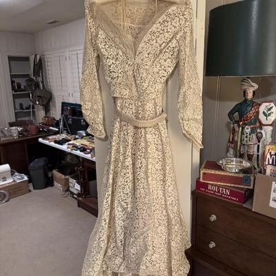 Antique wedding dress