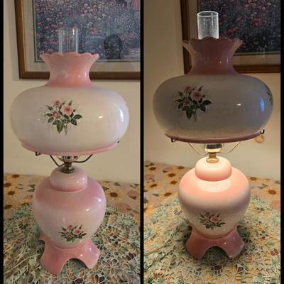 Sale Photo Thumbnail #6: Vintage parlor lamp