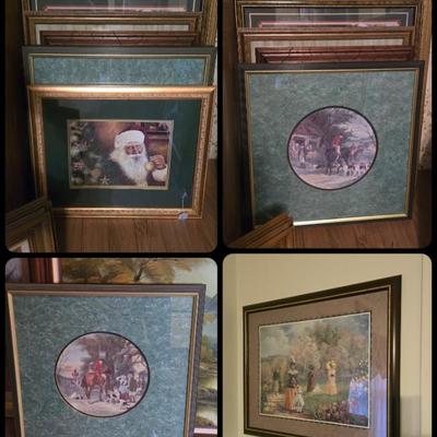 Several great framed prints.