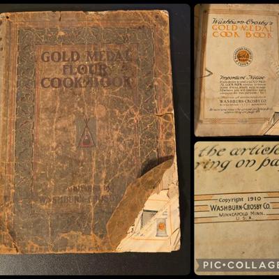 1910 Gold Medal Flour cook book. Rough