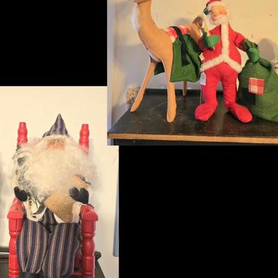 Annalee Santa & Reindeer.
Olde World Reflections Santa