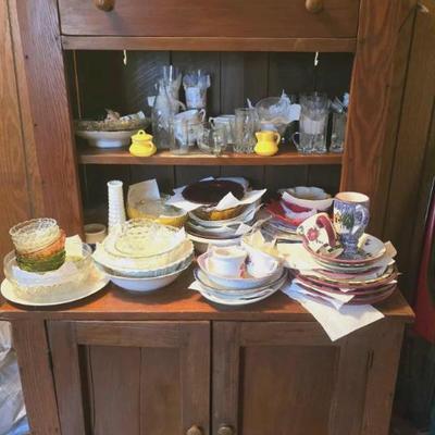 Sale Photo Thumbnail #29: Antique cupboard
Vintage & antique dishes