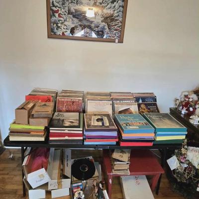 Sale Photo Thumbnail #20: Vintage vinyl records