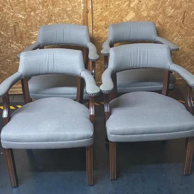 (4) Upholstered Chairs 