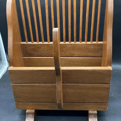 Antique Wooden Cranberry Scoop 