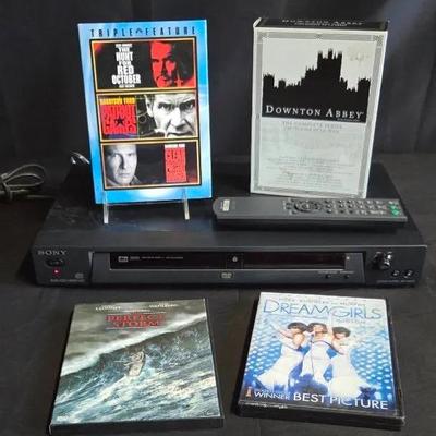 Sony DVD/CD Player with (4) DVD's