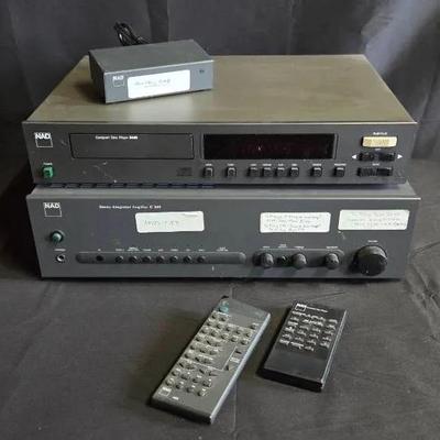 NAD CD Player, Stereo Integrated Amplifier and Remote 