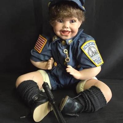 Collectible Police Officer Doll