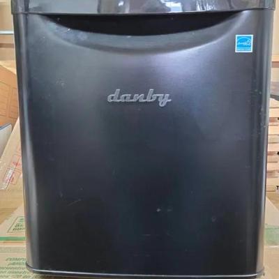 Black Danby Mini Refrigerator 