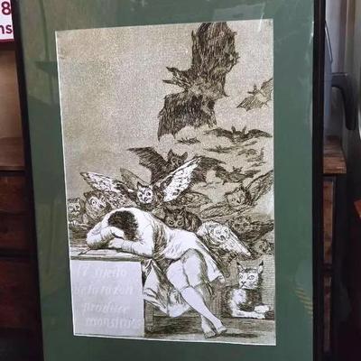 Fransisco Goya "The Sleep of Reason Produces Monsters" Print