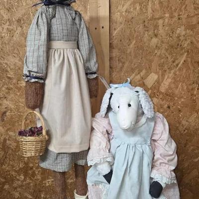 (2) Handmade Country Critters