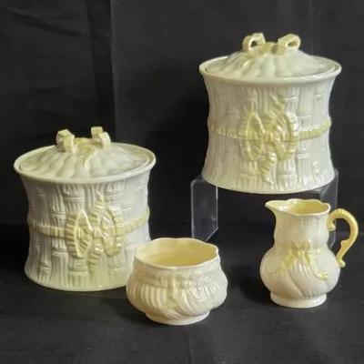 (4) Beautiful Belleek China Pieces 
