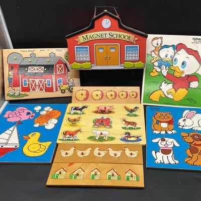 Vintage Puzzles & Adorable Lunchbox