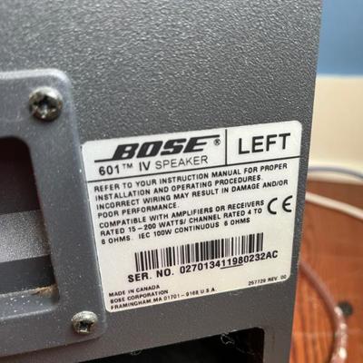Sale Photo Thumbnail #22: $200 Pair of Bose 601 IV speakers