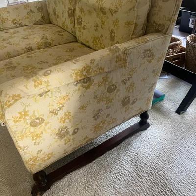 Sale Photo Thumbnail #24: $150 C. 1940s love seat; great condition
