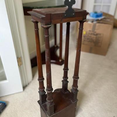 Sale Photo Thumbnail #28: $100 Vintage Weiman smoking stand; H: 32"