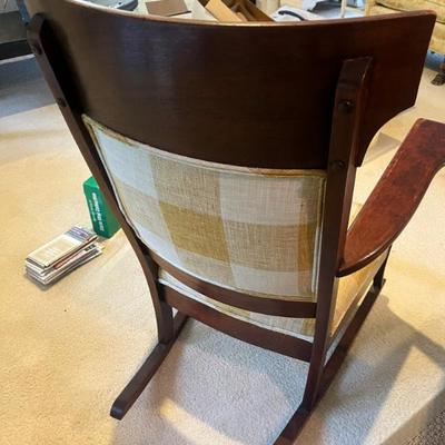 Sale Photo Thumbnail #16: $150 Antique mission-style rocking chair