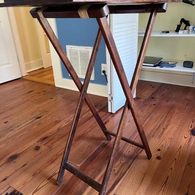 Sale Photo Thumbnail #19: $100 Antique butler's tray; overall approx. 39" x 29" x 15"