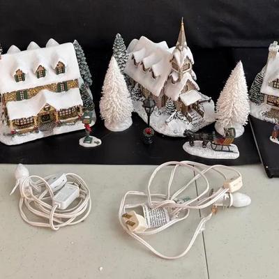 ST516 - Thomas Kincaid Christmas Village Pieces