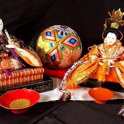 ST204 - Vintage Showa Asian Wedding Dolls
