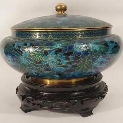 ST225 - Cloisonne Ginger Jar